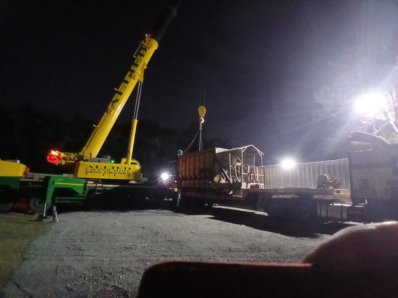 Screening plant